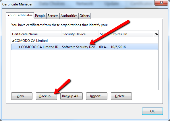 Certificate Manager