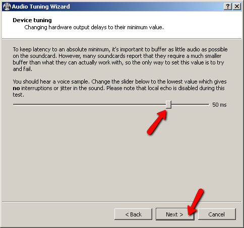 Mumble Initial Run Screen 3