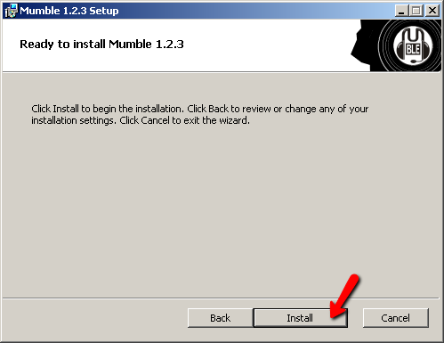 Mumble Install Screen 4