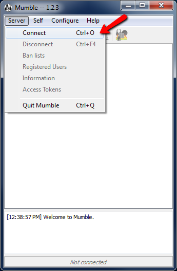 Mumble Certificate Wizard Screen 1